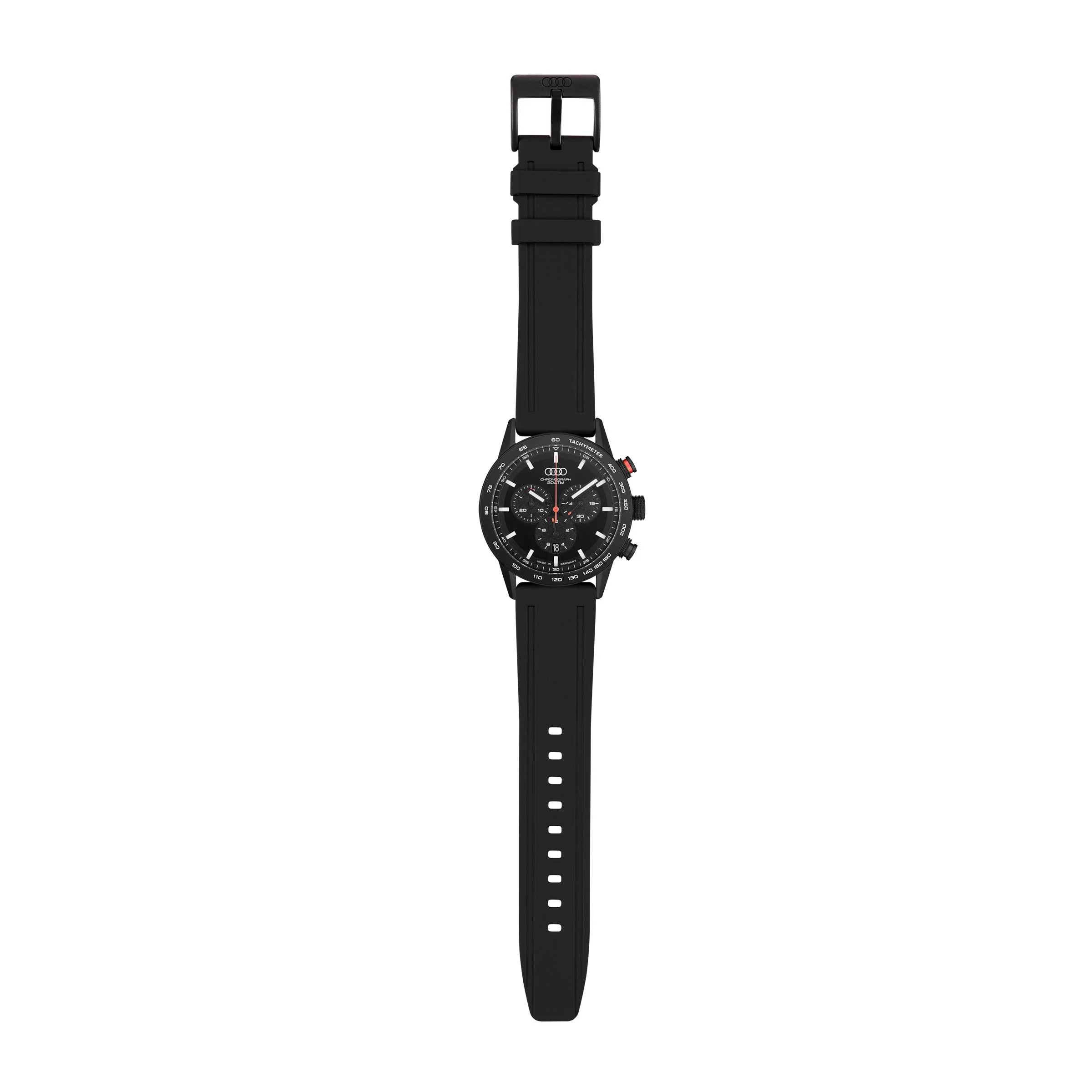 Audi Chronograph, mens, black - Image 3