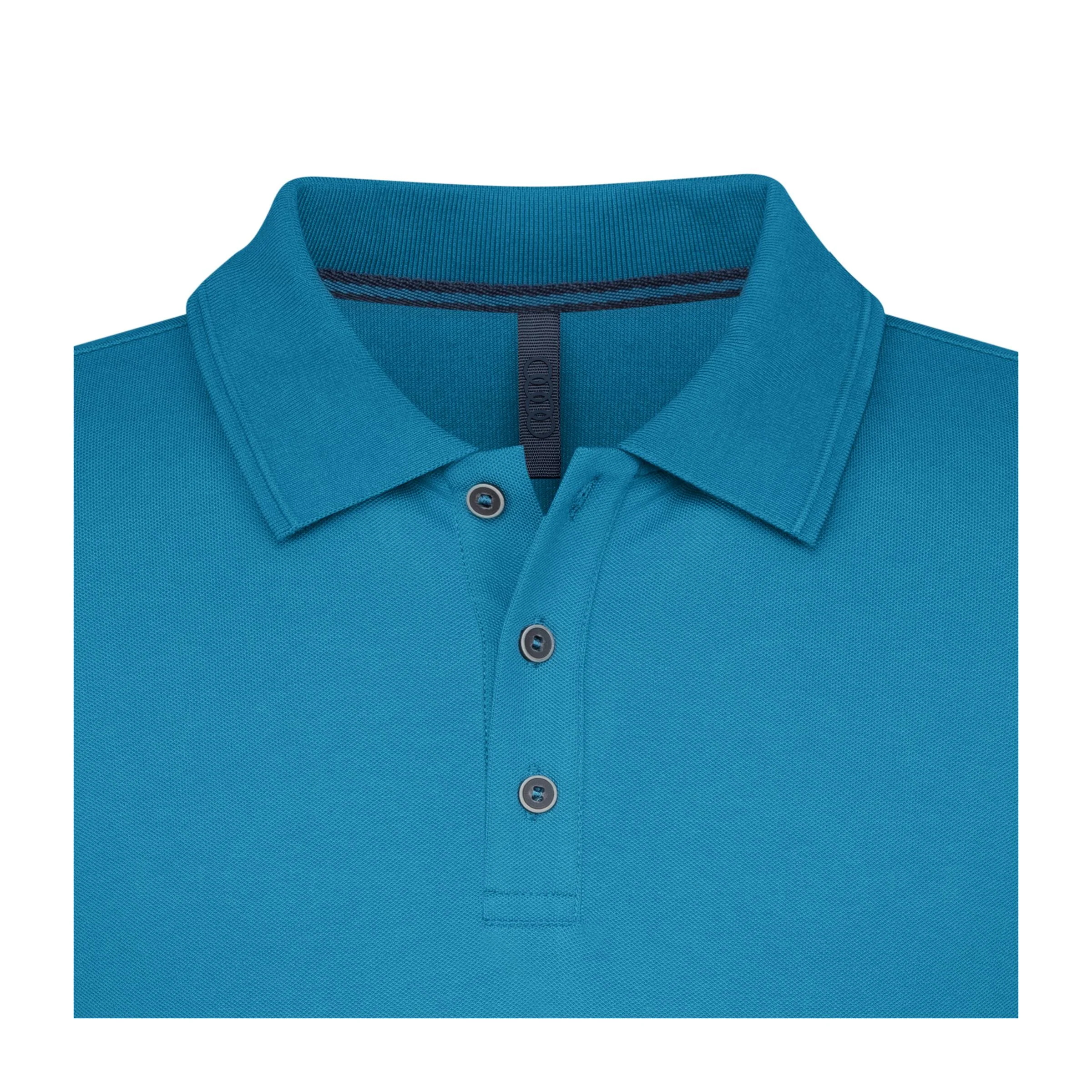 Audi polo shirt, men's turquoise - Image 2