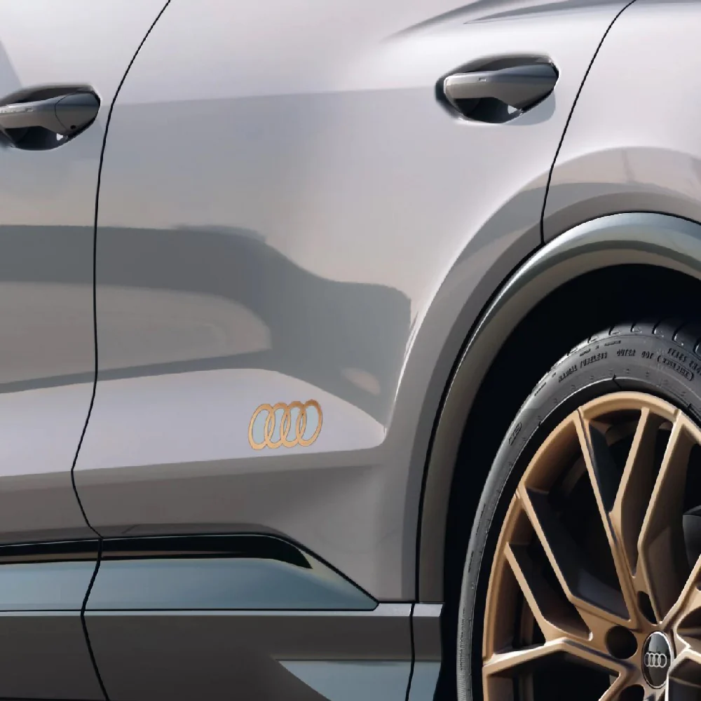 Audi rings decals. Bronze, Q4