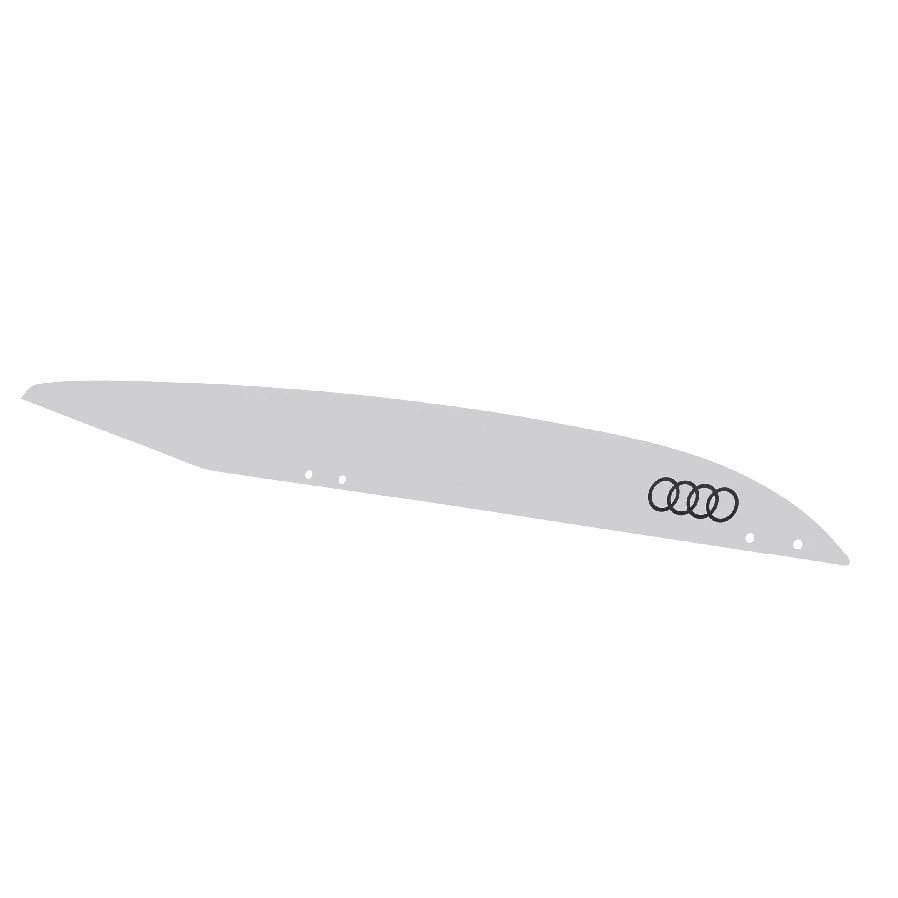 Audi ski and luggage box decals. Glacier white, 430L