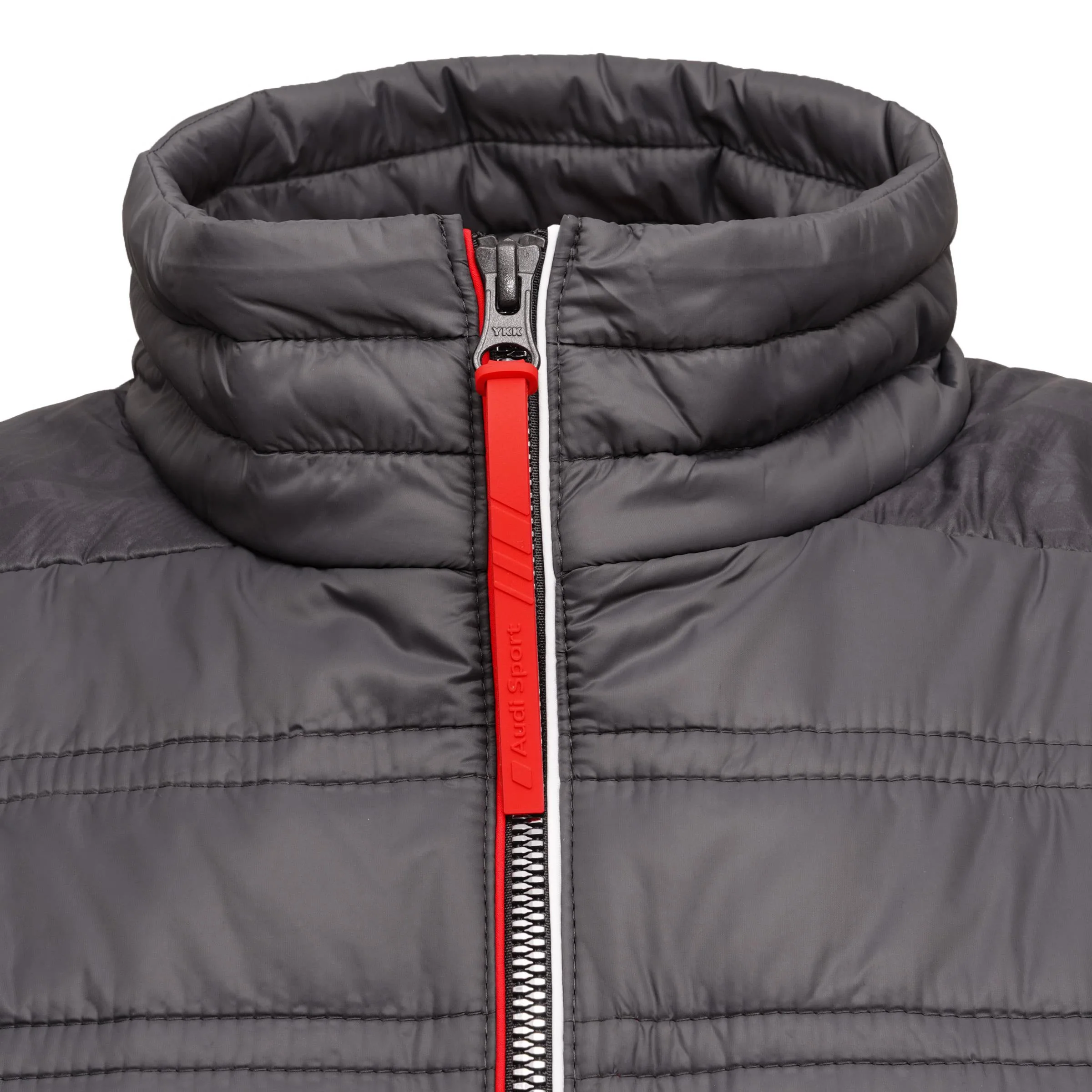 Audi Sport quilted vest, mens, dark grey S - Image 2