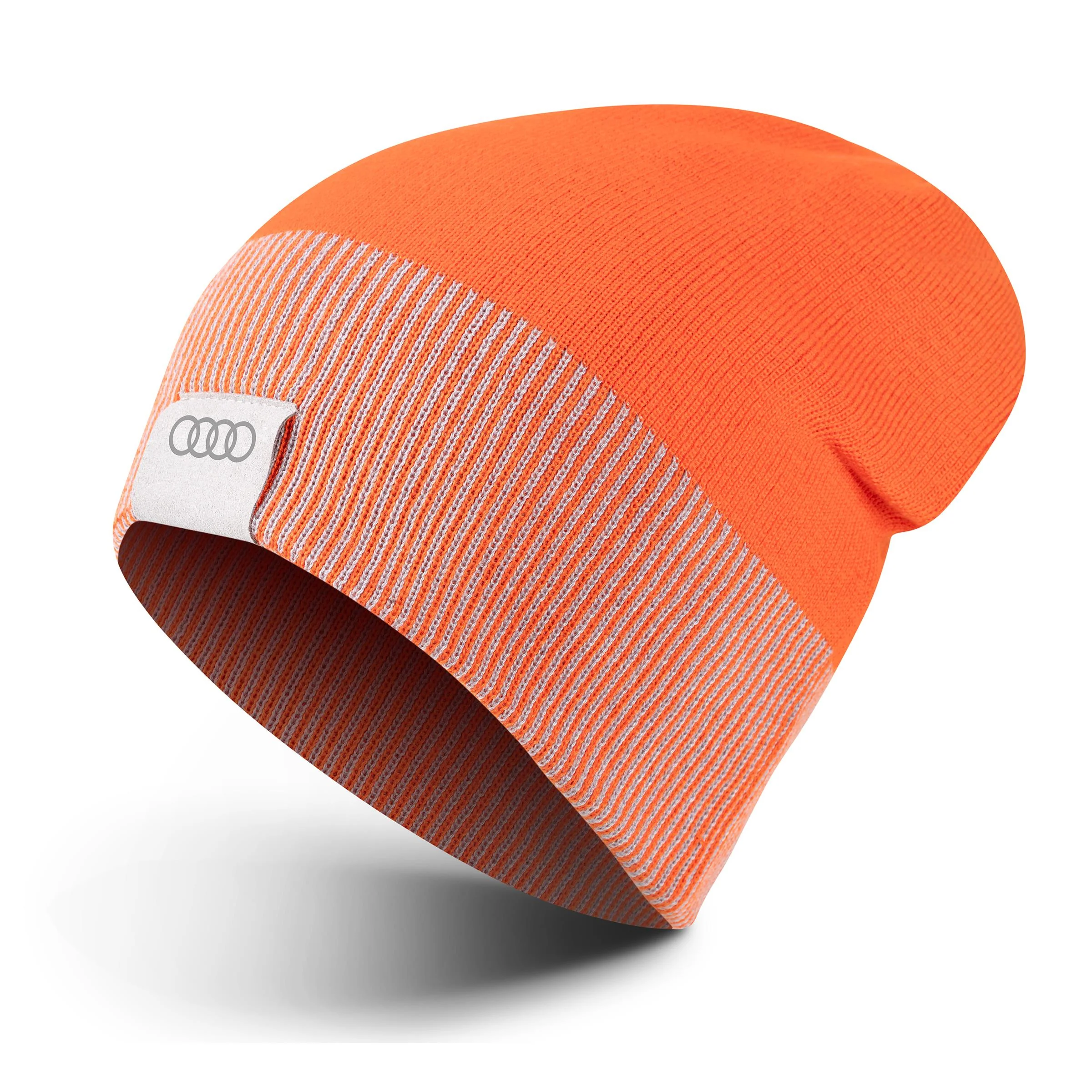 Audi Inside out beanie, orange-light brown - Image 3